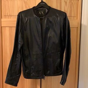 Armani Exchange Men’s Leather Jacket (medium)